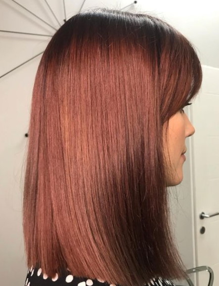 Kızıl Kestane Saç Rengi Saç Modelleri